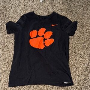 Nike Gray Baby T with Clemson Paw Print